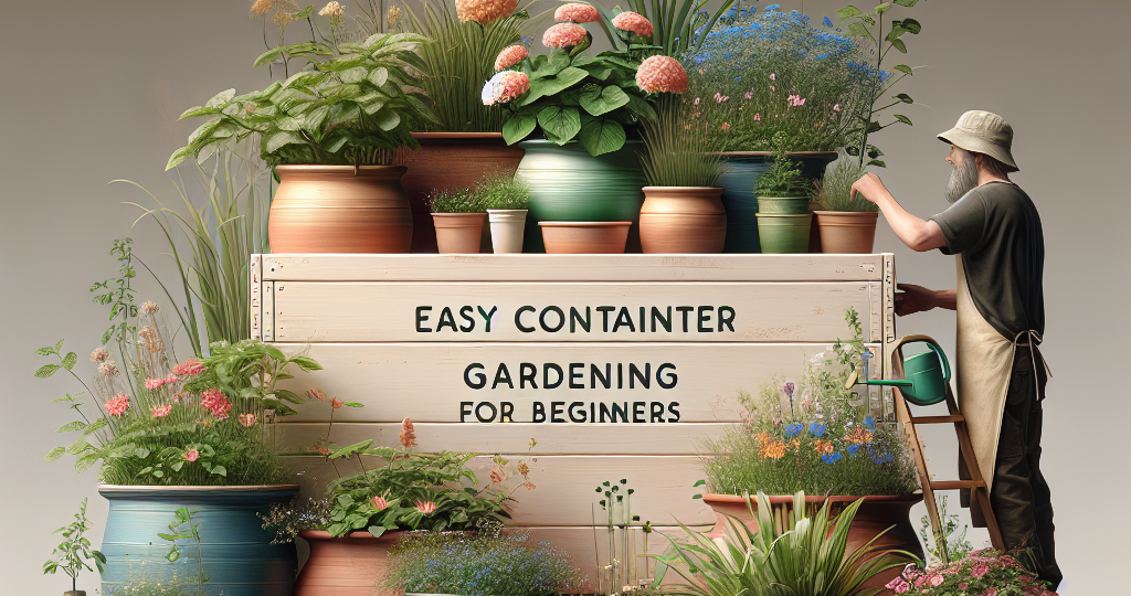 Easy Container Gardening Made Simple Beginner Friendly Tips and Tricks